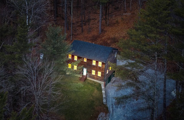 House on The Rocks with EV Charger