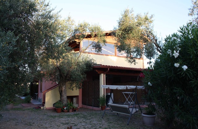 House The Ancient Olive Tree, nestled in a centuries-old olive grove with large garden around