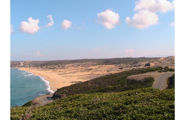 Haus mit Garten mit Blick auf das Meer