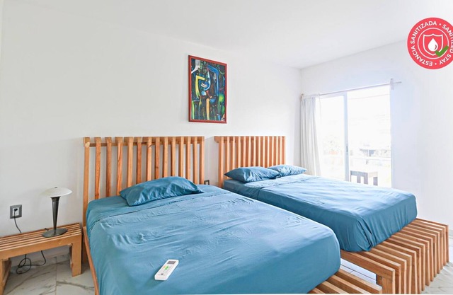 Huaca's Room in hotel for 4 pax | 5 min to the beach