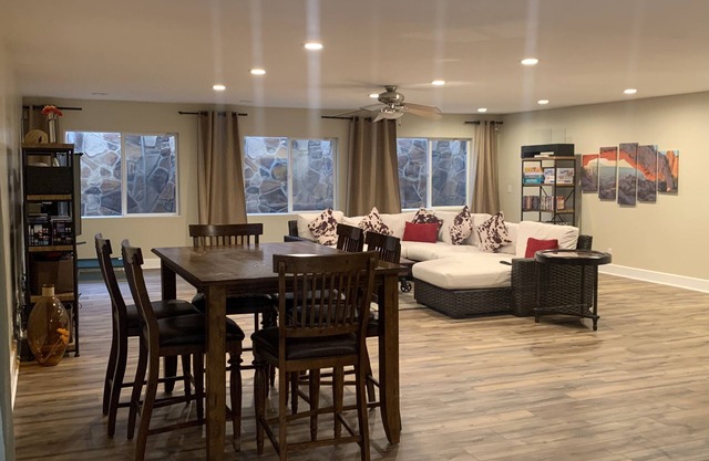 Huge private entrance newly finished basement apartment