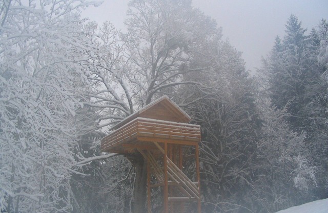 Hütte am Rande eines der schönsten Tierreservate Frankreichs