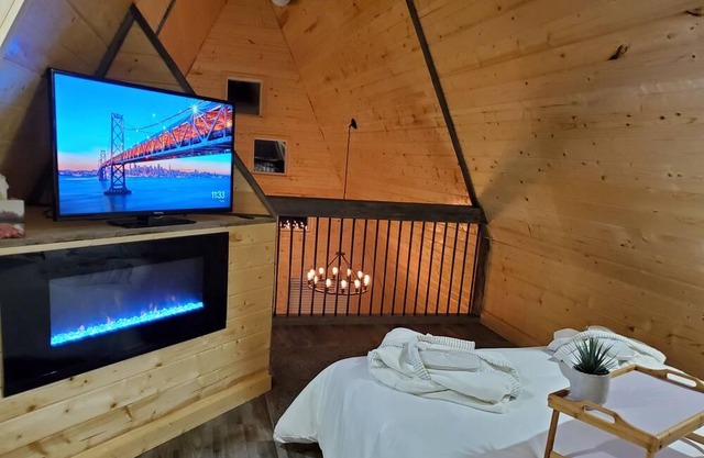Iconic A-frame in Cottage Country, Steps Away From a Sandy Beach