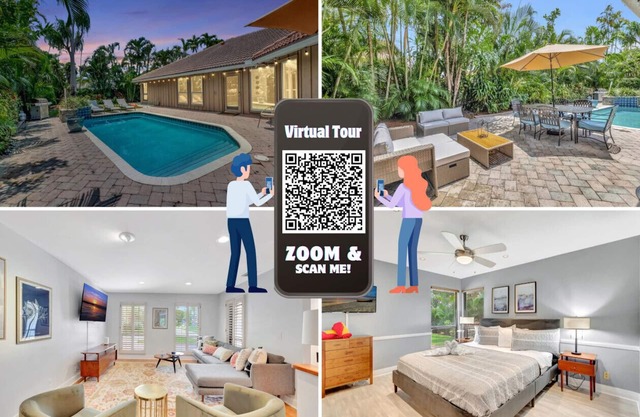 Idyllic Boca Pool Home: 4/2.5 + Study-FAU & Mizner