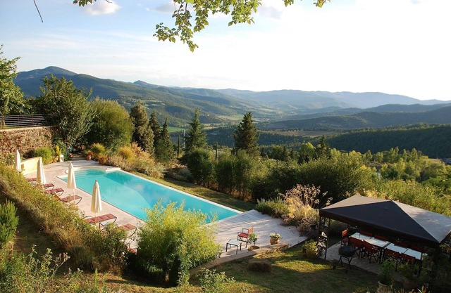 Il Casale: Luxusvilla mit herrlichem Blick über das Niccone-Tal