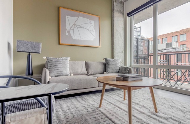 Impeccable River North 1BR w/ Yoga Studio, nr Riverwalk, by Blueground