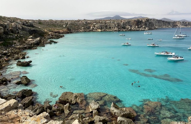 In the center with brand new panorama at the historic center of Favignana Egadi Islands