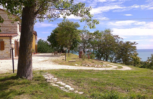 Im Park des Conero und dem Meer vor dem Haus