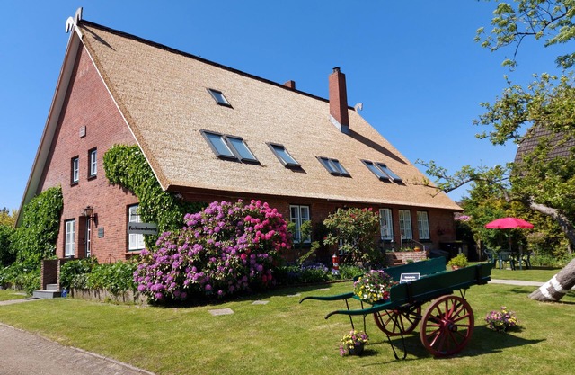 In der Gemütlichkeit eines alten reetgedeckten Bauernhauses von 1746