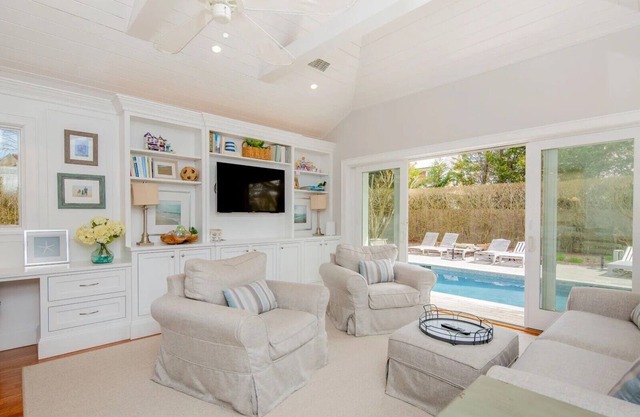 In the Heart of SH Village, Salt Water Heated Pool with Incredible Outdoor Space