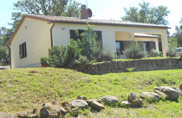 In der Toskana Einfamilienhaus in den Hügeln der Maremma.