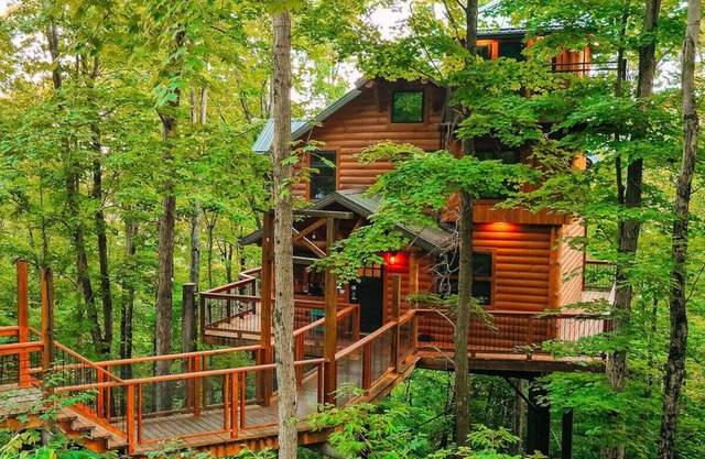 Incredible Treehouse with Treetop Views - Sleeps up to 6