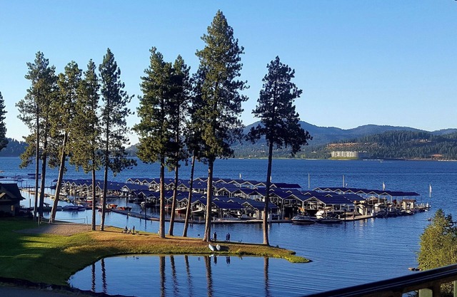 Incredible views overlooking Coeur d’alene lake await you at this 3/2 condo!