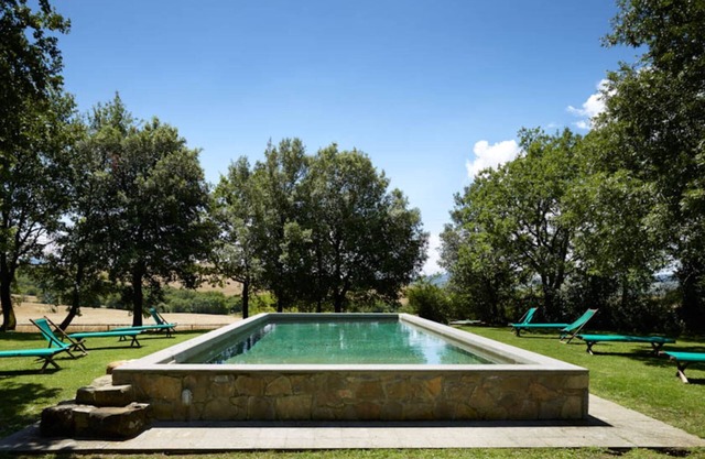 Independent house with annex, 14 beds, near Pienza