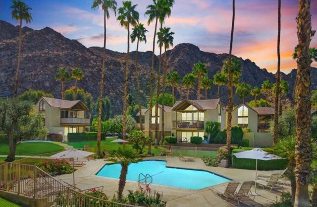 Indian Wells Chic Villa with fire pit, patio, kitchen, pool, and majestic views