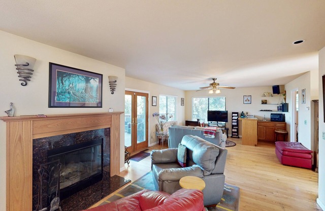 Infinity Ranch: Wooded Retreat on 7 Acres w/ Continuous Wave Pool & Hot Tub