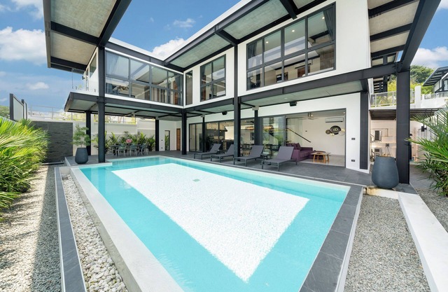 Innovative 12m Eco Pool Villa Sunset 1