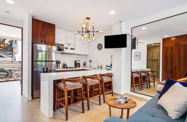 Inviting condo in Puerto Vallarta with a rooftop pool, balcony, and washer/dryer