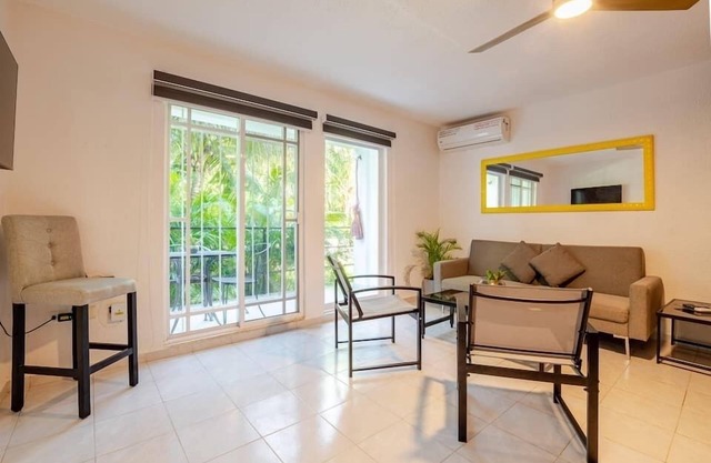 Jardín Departamento Privado 2 Habitaciones Cancún