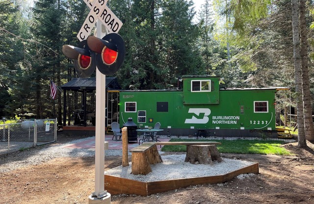 Jon Henry’s Loosey Caboosey! Military discounts and pet friendly caboose