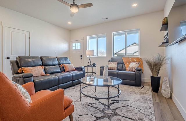 NEW! Junction Escape: Modern Home w/ Office