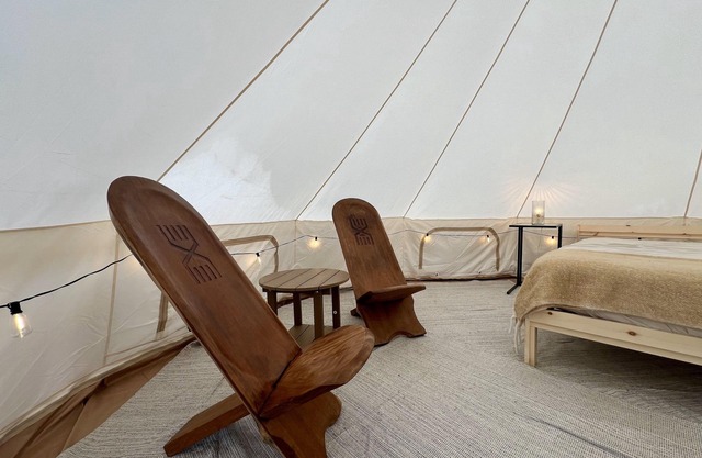 Juniper Bell Tent near Peggy's Cove