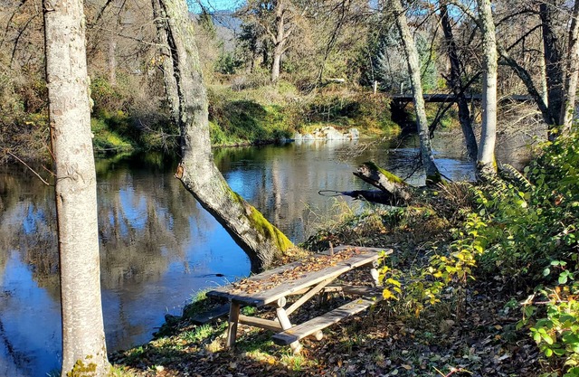 Just finished quiet, secluded riverfront/forest getaway on farm in wine country.