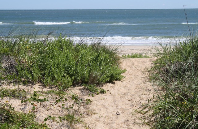 Nur wenige Schritte zum Strand von Vilano