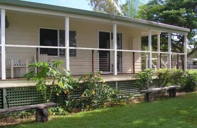 K'gari Cottage, Great Sandy Strait Fischerbasis.