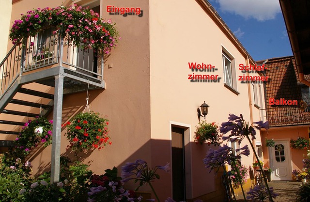 König Apartment im offenen Innenhof