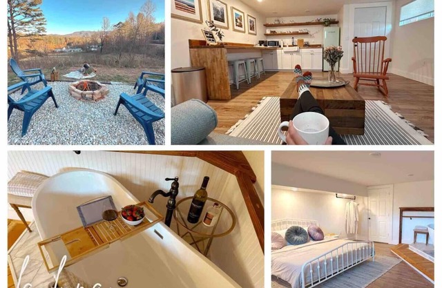 King Apt Suite w/ Soaker Tub & Mountain Views