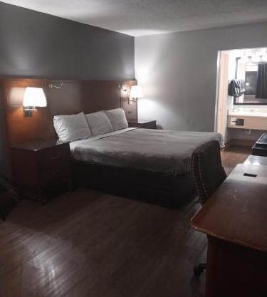 King Bed Hotel Room 110