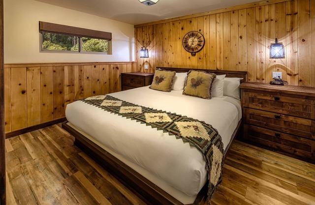 Lake View One Bedroom-Lodge-Seeblick-Ensuite mit Whirlpool-Wanne-Familie