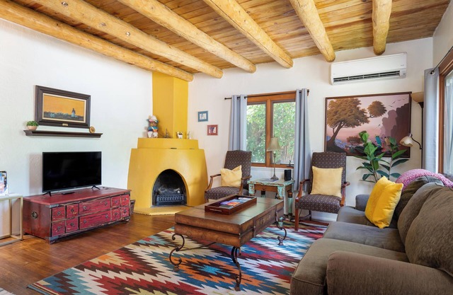 Kiva Cottage | Fireplace, Patio, Near Downtown