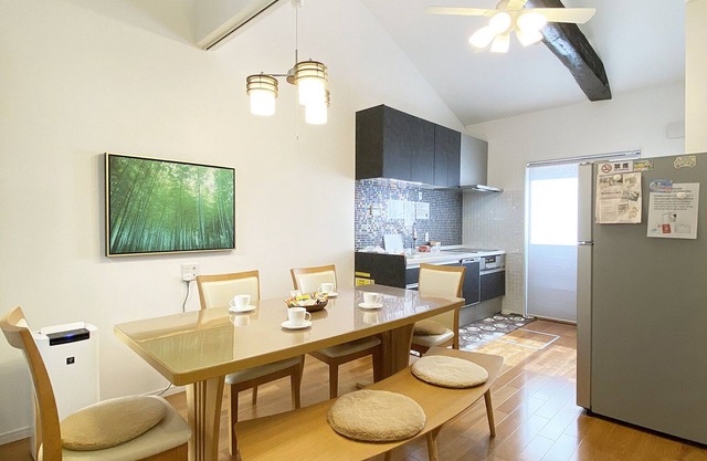 Vor Toji.Entspannen Sie sich zu Hause.