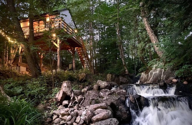 L. Flamingo Riverfront Baumhaus + Chalet Combo Eigentum