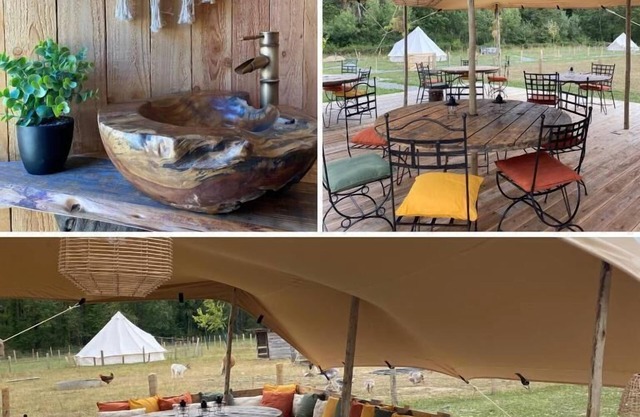 L'Insouciante-Zelt-Executive-Ensuite mit Bad