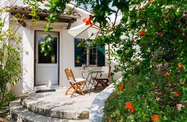Die Beretta Wohnung in venezianischen Villa im Zentrum von Asolo Pool