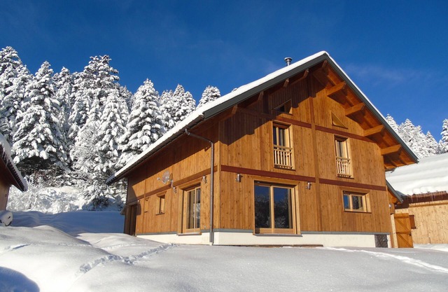 DIE FECLAZ Wohnung in Chalet auf Skiern.