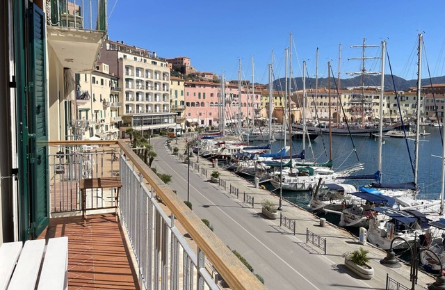 La Goletta, terrace with a sea view