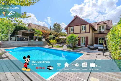La Villa Mataiva, 8 pers, 10 min Disneyland Paris