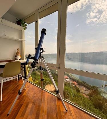 la vista sul lago