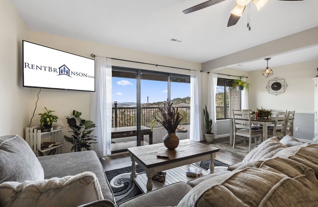Luxury Living: Modern Condo, Private Deck, Stunning Views, Near SDC with Free Tickets!
