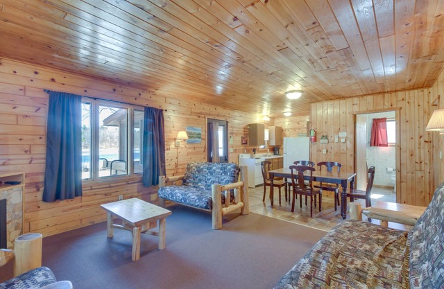 Lake Access, Boat Slip: Wooded Park Rapids Cabin!