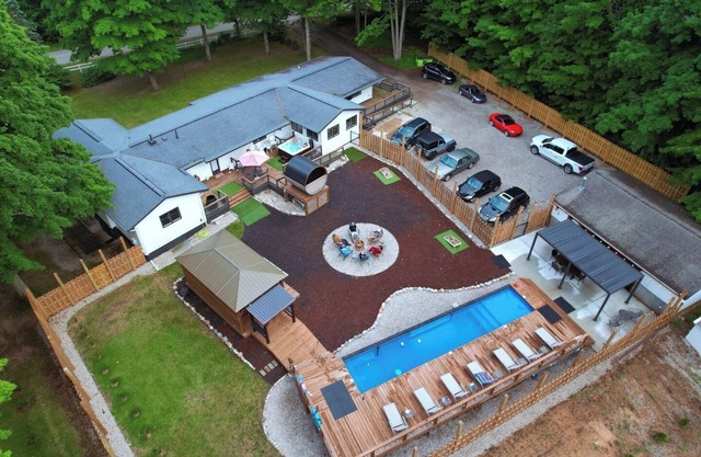 Lake Ann Lodge Large Family Spa Retreat | TC, MI