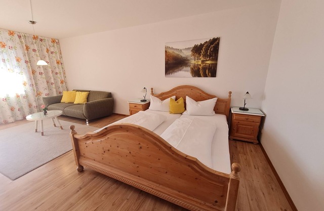 Ferienwohnung Bodensee mit 55 qm mit Balkon