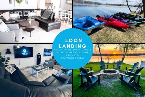 Lake Escape with paddle boards, fire pit & game room
