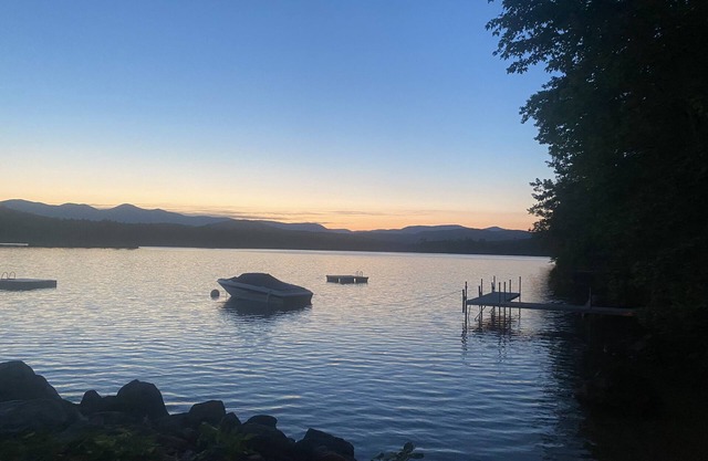 Lake Front Camp with Mountain a view