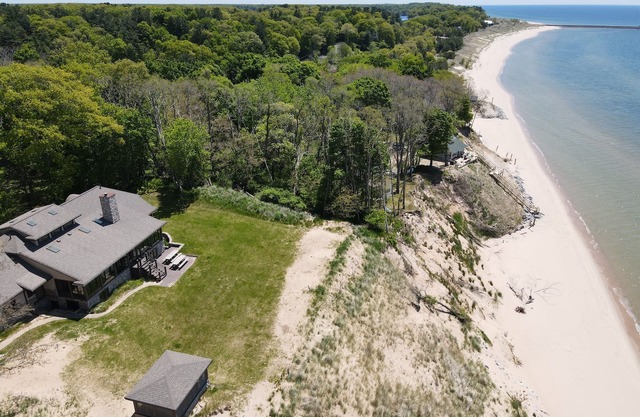 Montague Lake Michigan Beach Front Sunset Views Shekinah House