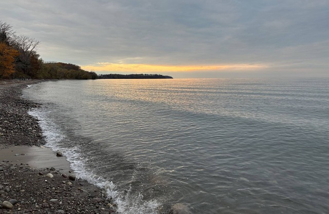 Lake Ontario Country Home, Beautiful views and access to a rocky private beach.